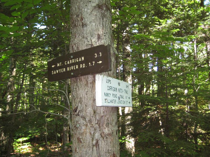 PemiTraverse (4).JPG - Our first of many trail intersections we came across.